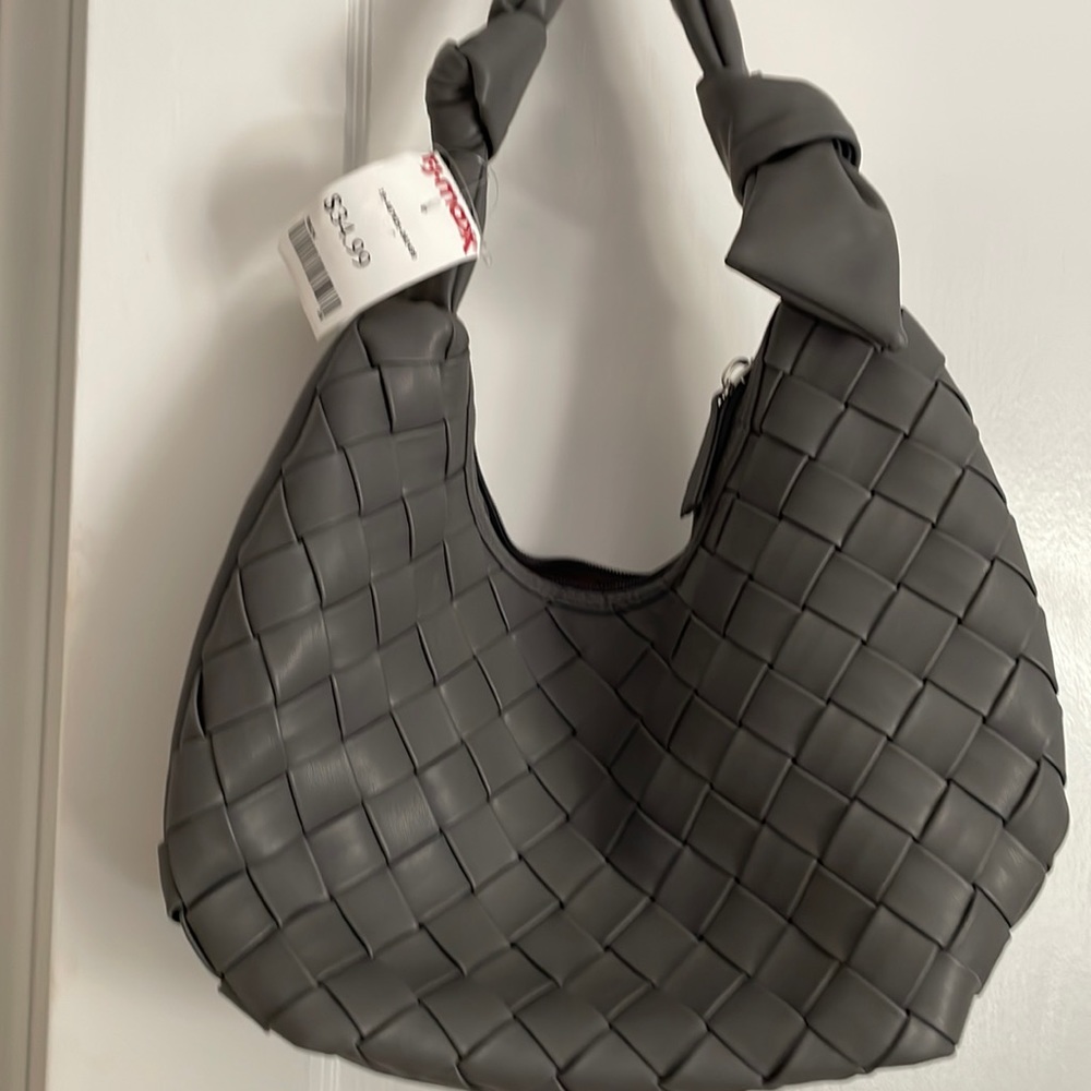 Grey Shoulder Bag